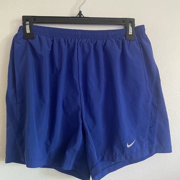 Nike Shorts Nike Mens Dri Fit Running Shorts 5 Inch Inseam Blue